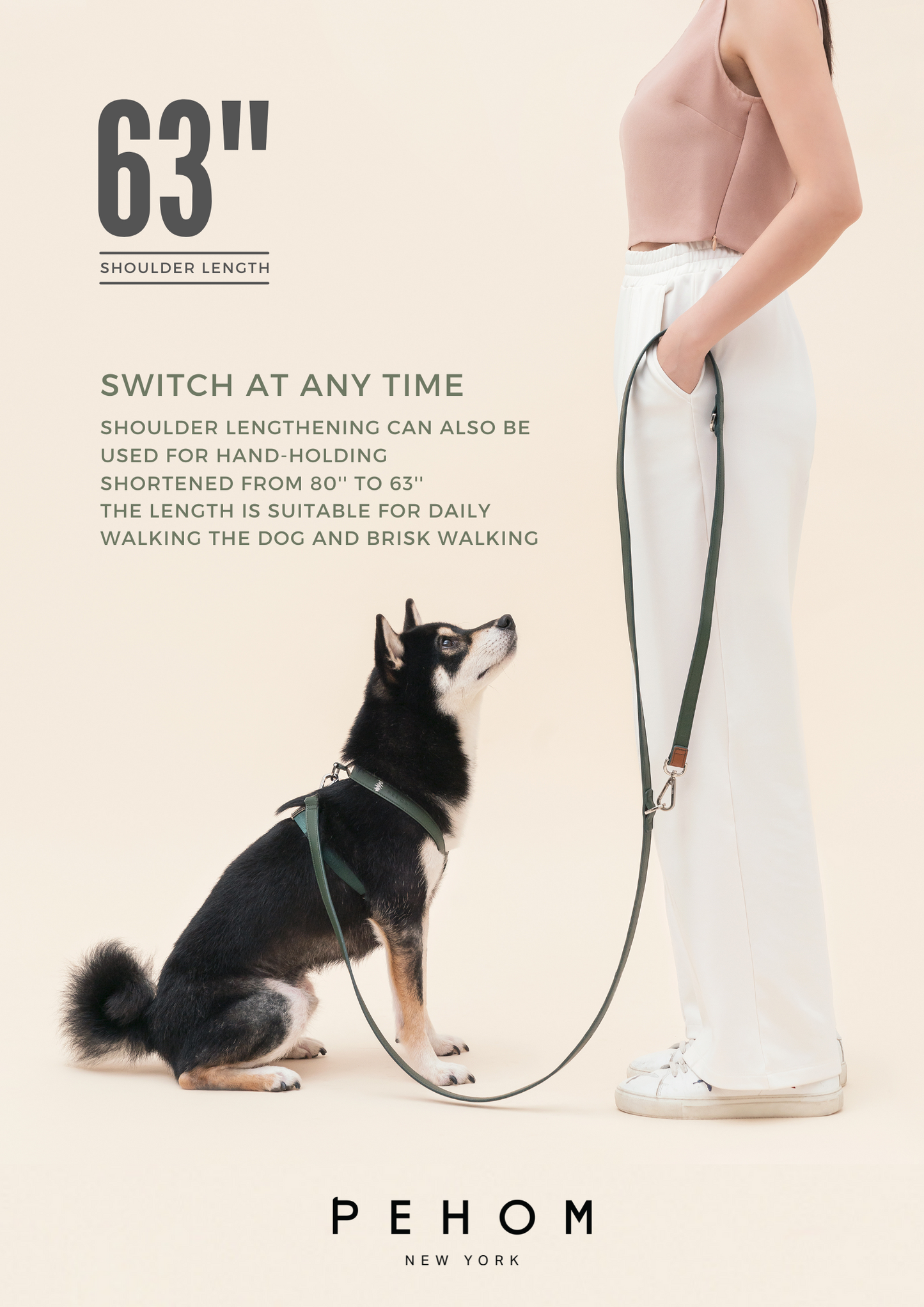 HART MULTI-FUNCTION LEASH- AMBER ORANGE