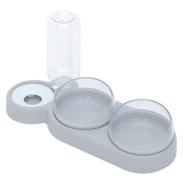 Pet Bowl Automatic Feeder Dog Cat Food Bowl with Water Dispenser Double Bowl Drinking Dish Food Container Bowls Pet Supplies