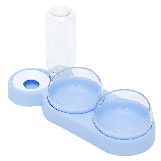 Pet Bowl Automatic Feeder Dog Cat Food Bowl with Water Dispenser Double Bowl Drinking Dish Food Container Bowls Pet Supplies